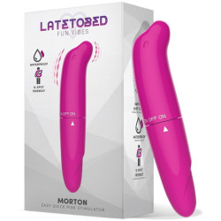 LATETOBED Stimulateur de clitoris Morton 13 x 2.5cm Rose